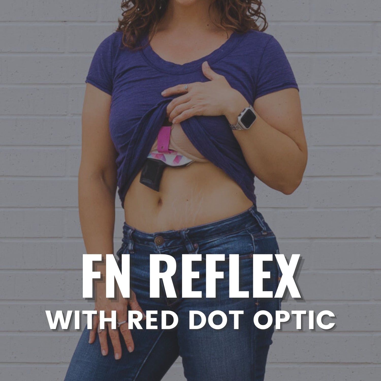 FN Reflex with Red Dot Optic Flashbang Bra Holster