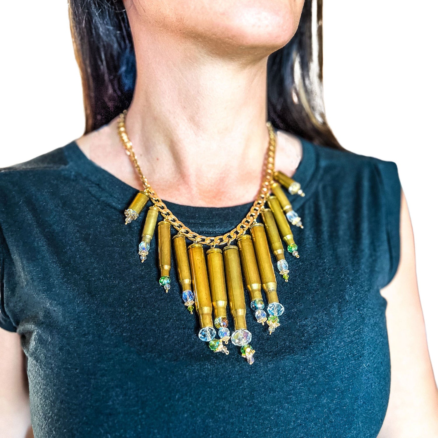 Chandelier Bullet Necklace