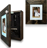 Hidden Gun Safe Picture Frame - Handcrafted Gun Concealment Furniture - Quick Access Picture Frame Safe with Magnetic Lock for Discreet & Secure Gun Storage