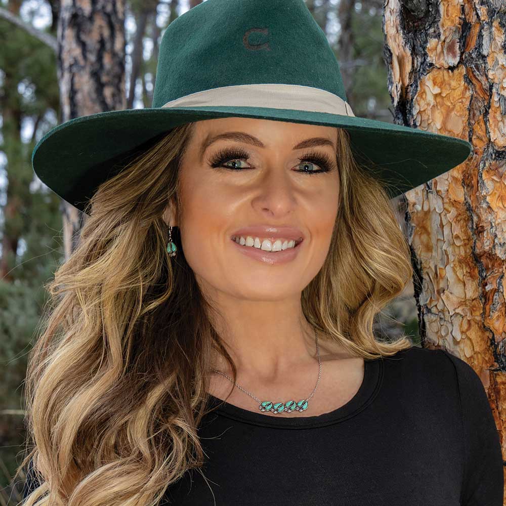 Tracker's Trail Turquoise Necklace