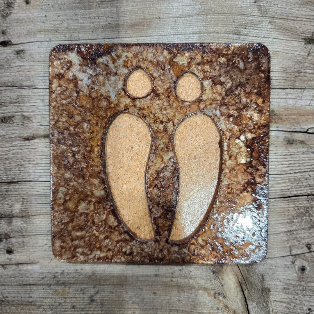 Hand Crafted Steel Coasters | Set of 4