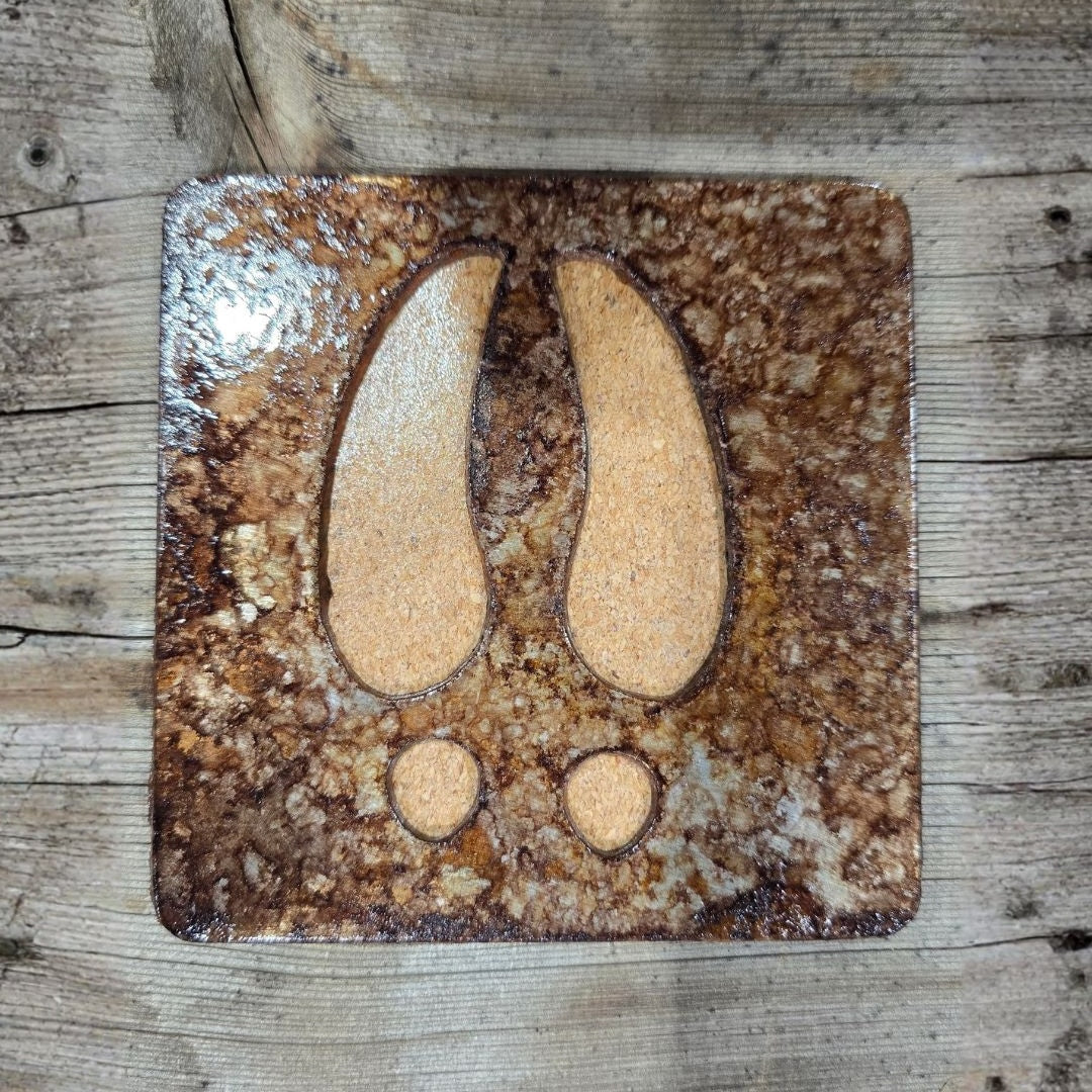 Hand Crafted Steel Coasters | Set of 4