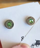 Head Stamp Stud Earrings