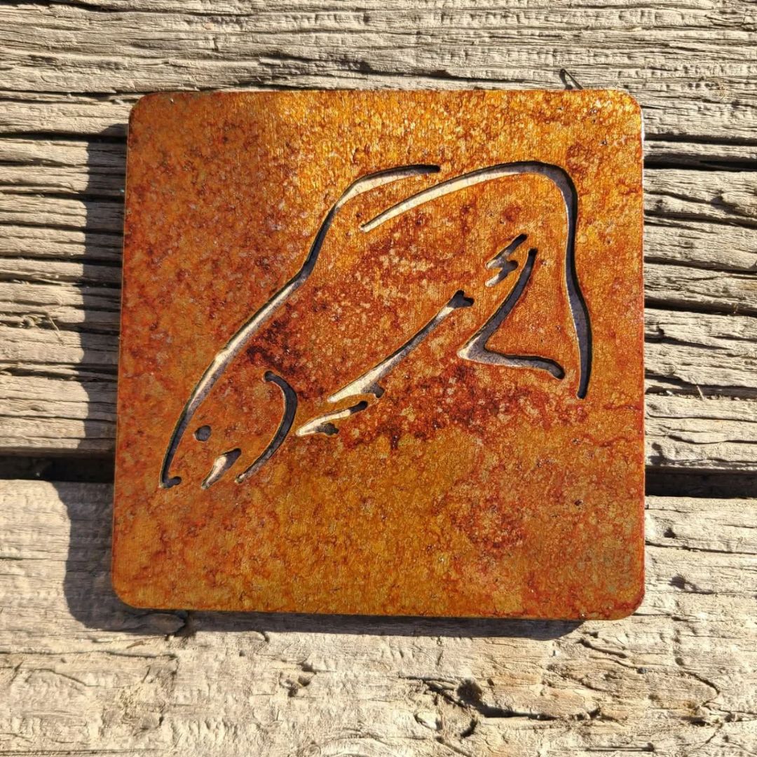 Hand Crafted Steel Coasters | Set of 4