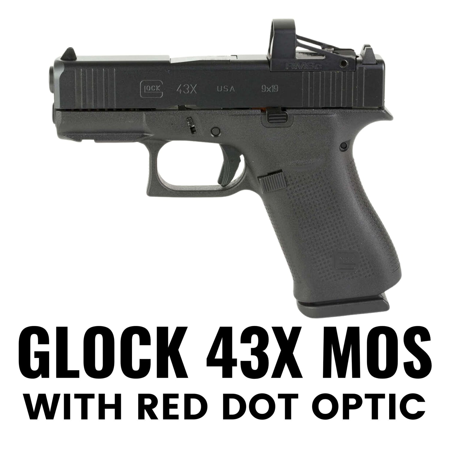 Flashbang Bra Holster For Glock 43X MOS with Red Dot Optic