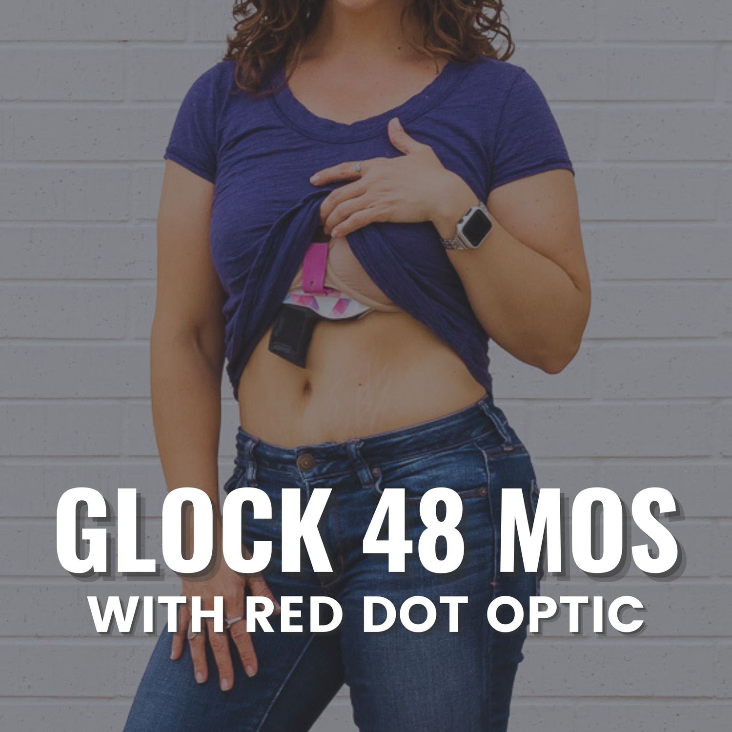 Flashbang Bra Holster for Glock 48 MOS with Red Dot Optic