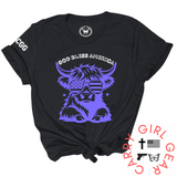 GOD BLESS AMERICA MOO TEE