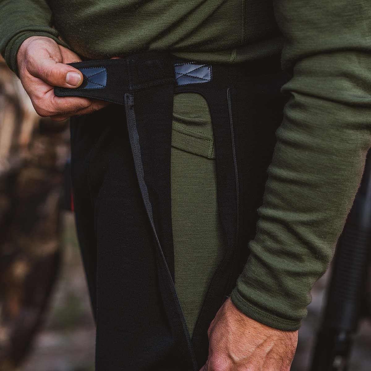 Heavyweight - Chugach Men's Zip-Off 3/4 Bottoms 100% Merino Wool