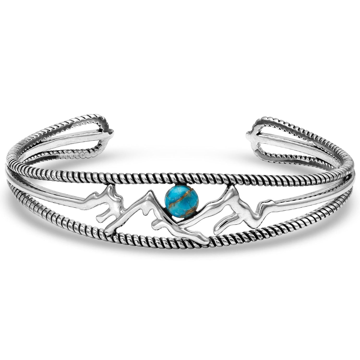 Pursue the Wild Mountain Turquoise Cuff Bracelet