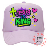 JESUS IS KING Grafitti Trucker