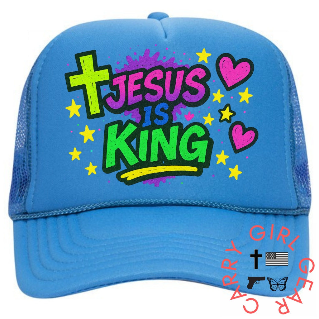 JESUS IS KING Grafitti Trucker