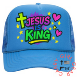 JESUS IS KING Grafitti Trucker