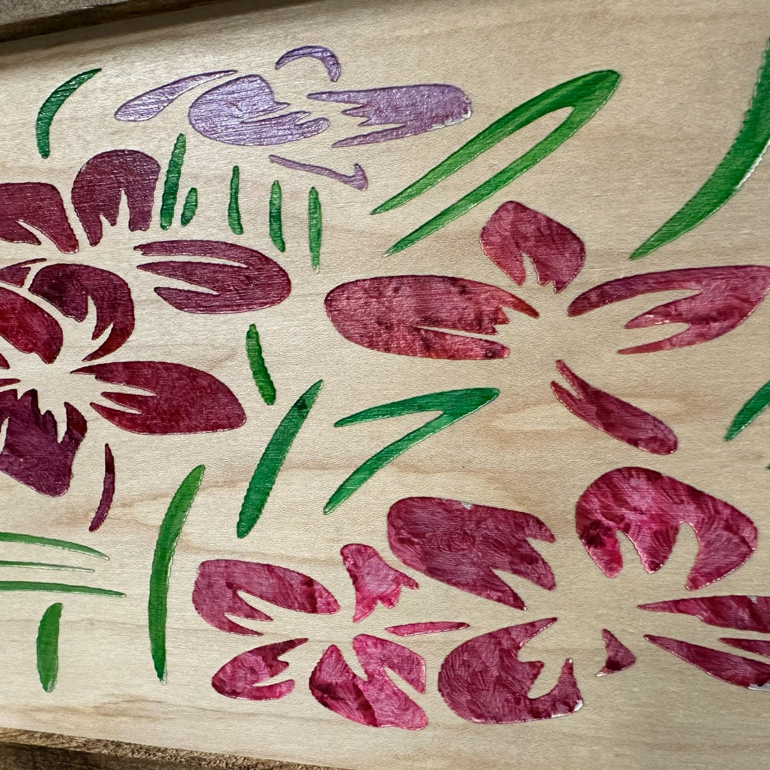 Just Flowers Hidden Gun Storage Wall Decor - Handcrafted Gun Concealment Furniture - Quick Access Handgun Safe with Magnetic Lock - Secure Hidden Wall Safe - USA Made