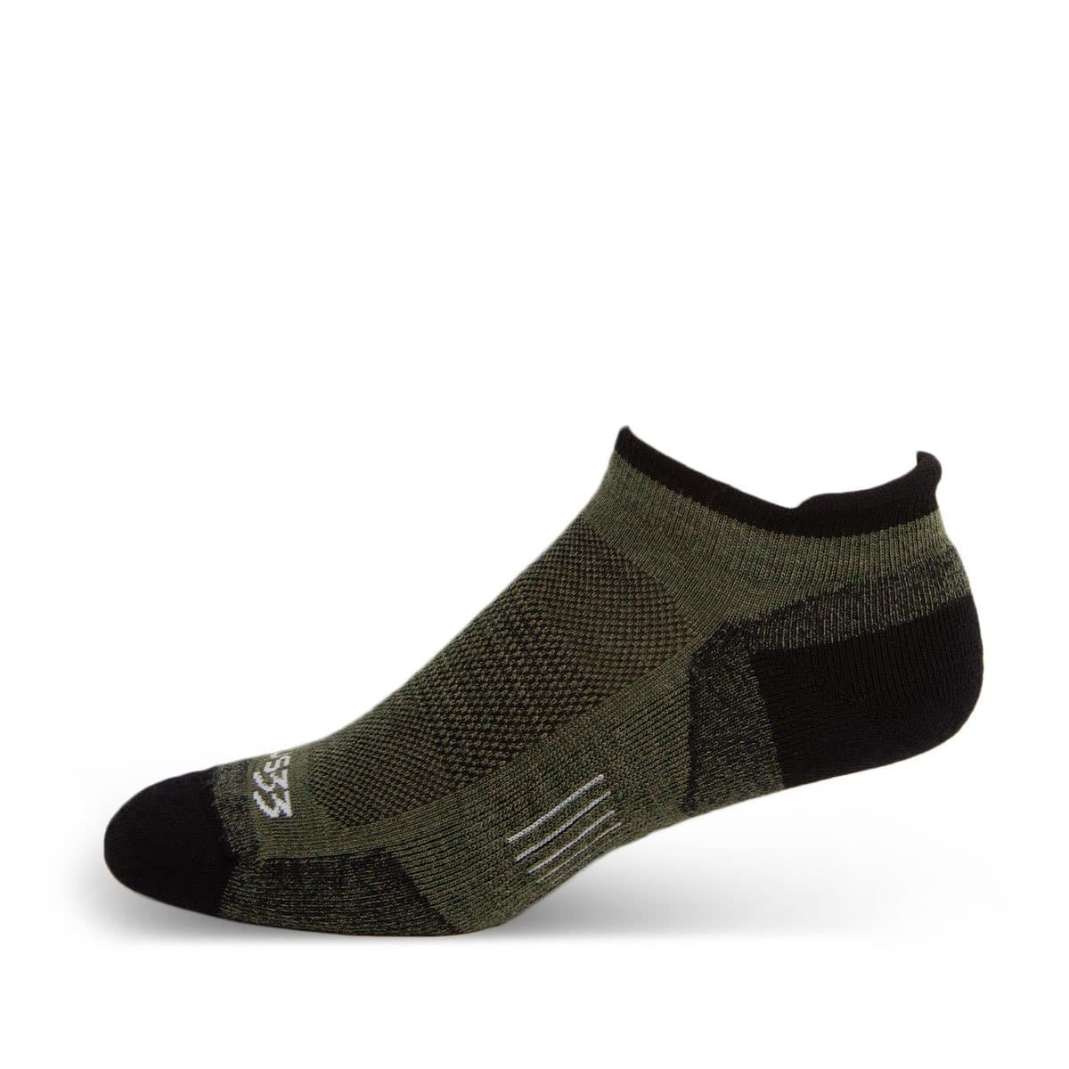 Microweight Cushion - No Show Tab Wool Socks Mountain Heritage