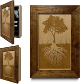 Tree of Life Hidden Gun Storage Wall Decor Concealment Furniture