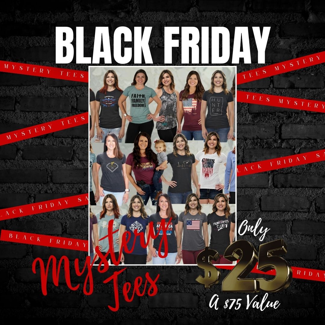 Black Friday Mystery Tee Pack - A $75 Value 3 Tees for only $25