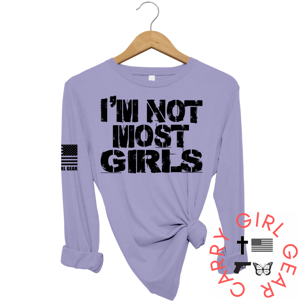 NOT MOST GIRLS Long Sleeve