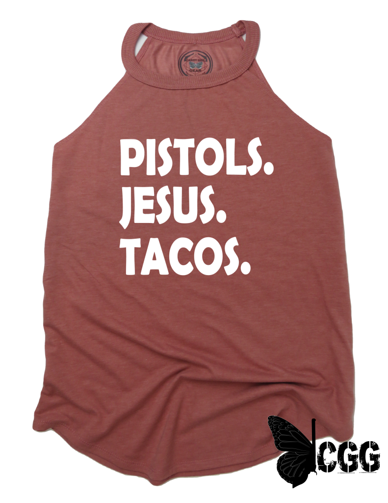 PISTOLS JESUS TACOS Tank