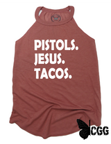 PISTOLS JESUS TACOS Tank