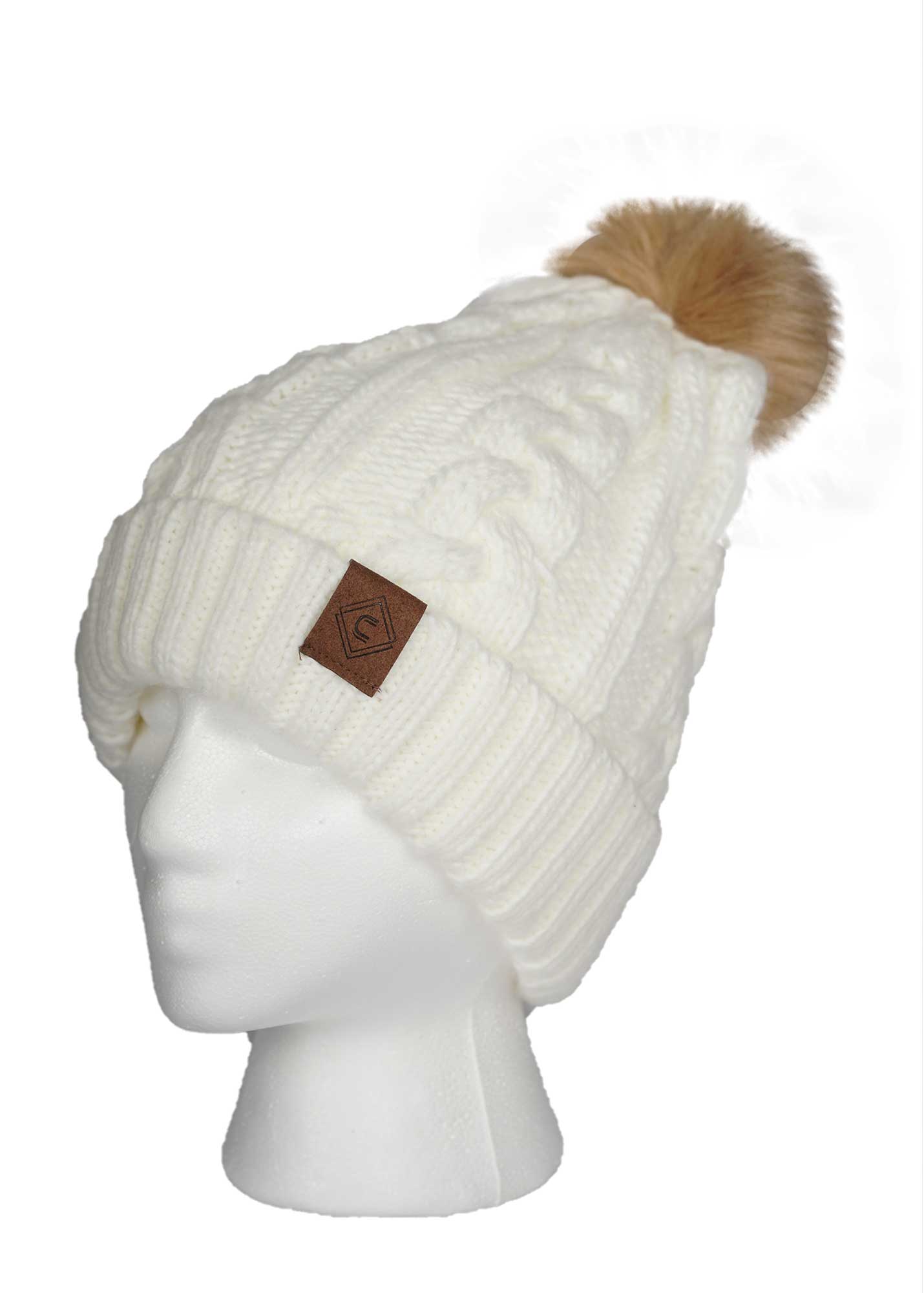 Pom Pom Beanie | Ivory