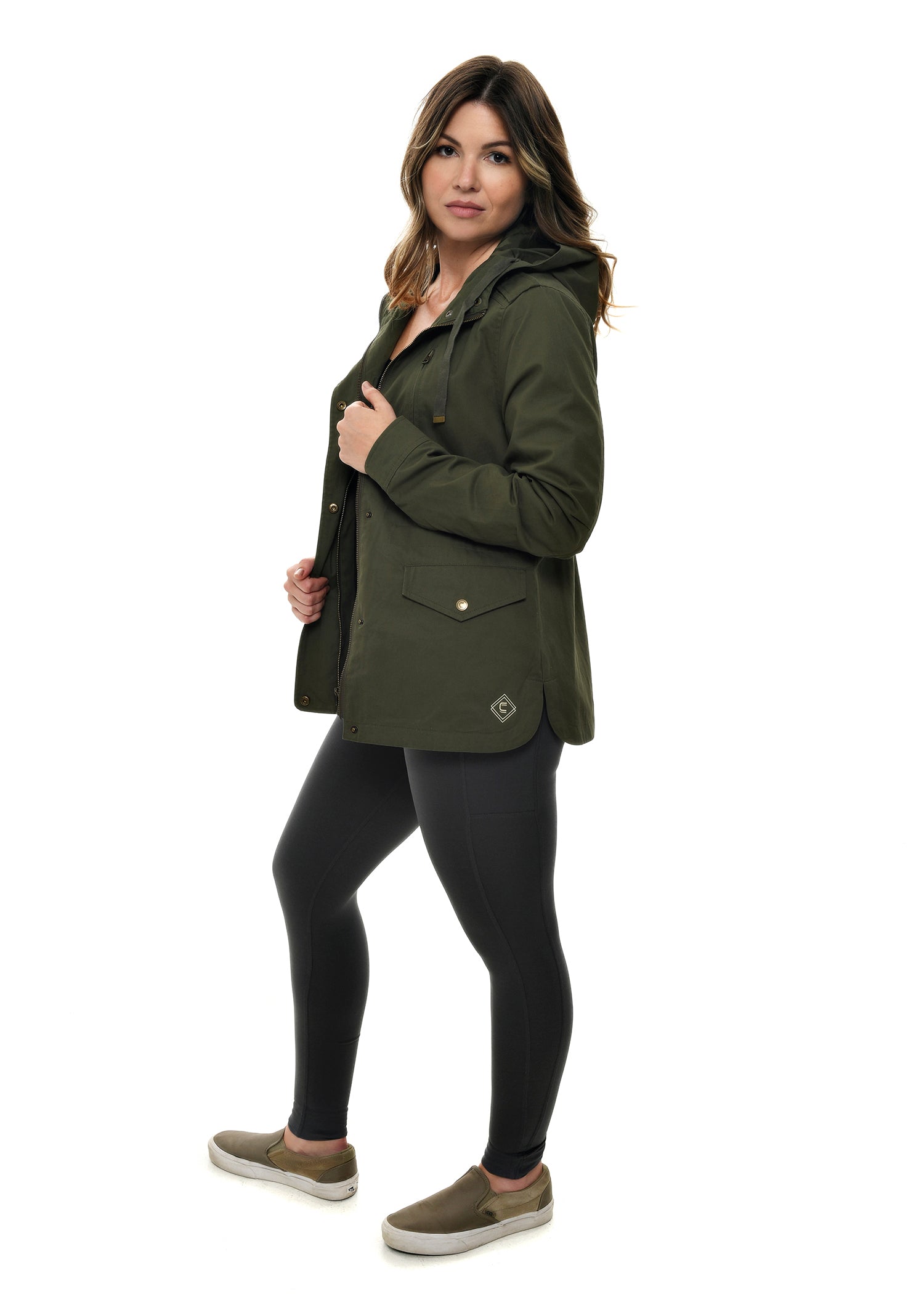 Women's Secret Sadie Concealed Carry Jacket in Olive by Girls with Guns