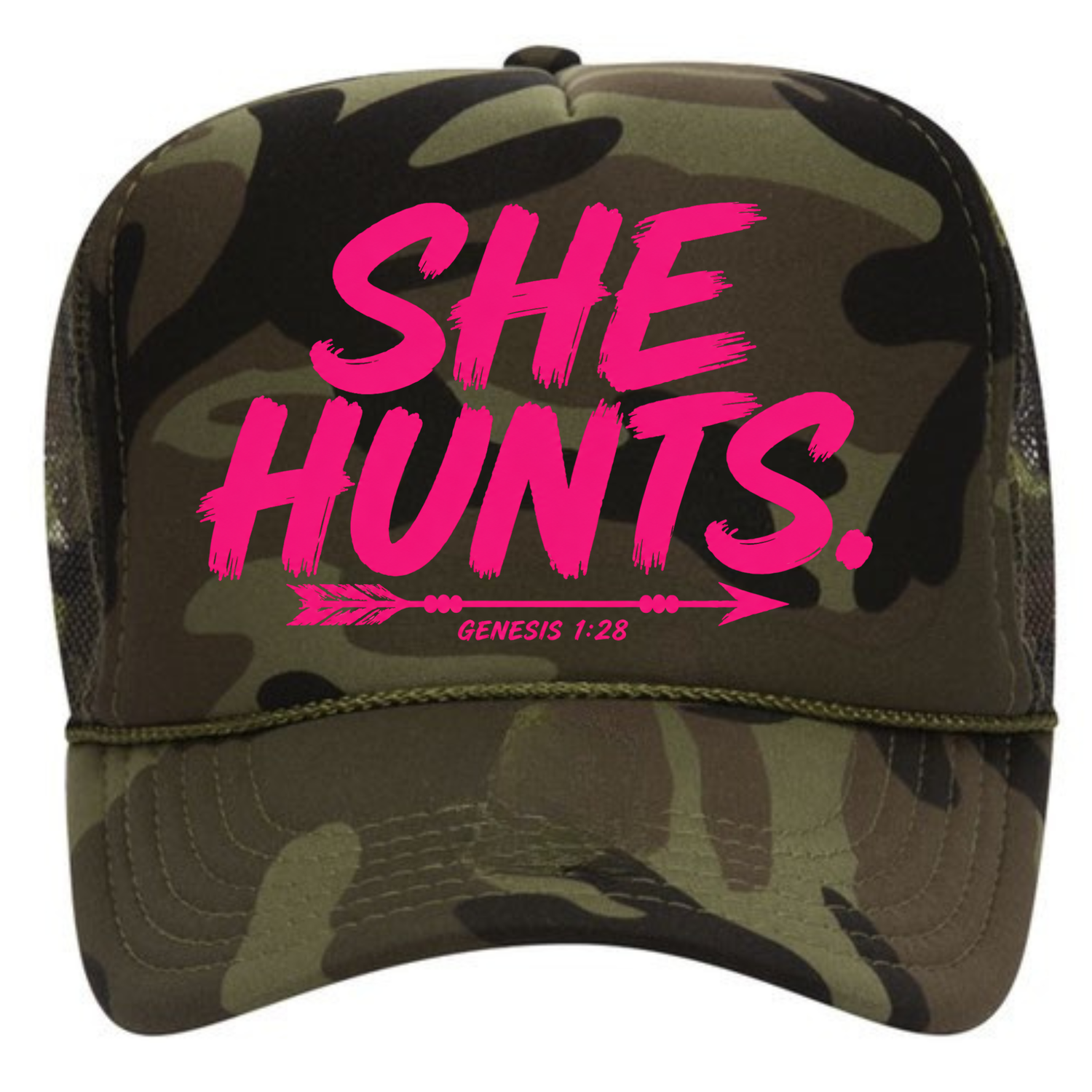 SHE HUNTS. Trucker - Genesis 1:28