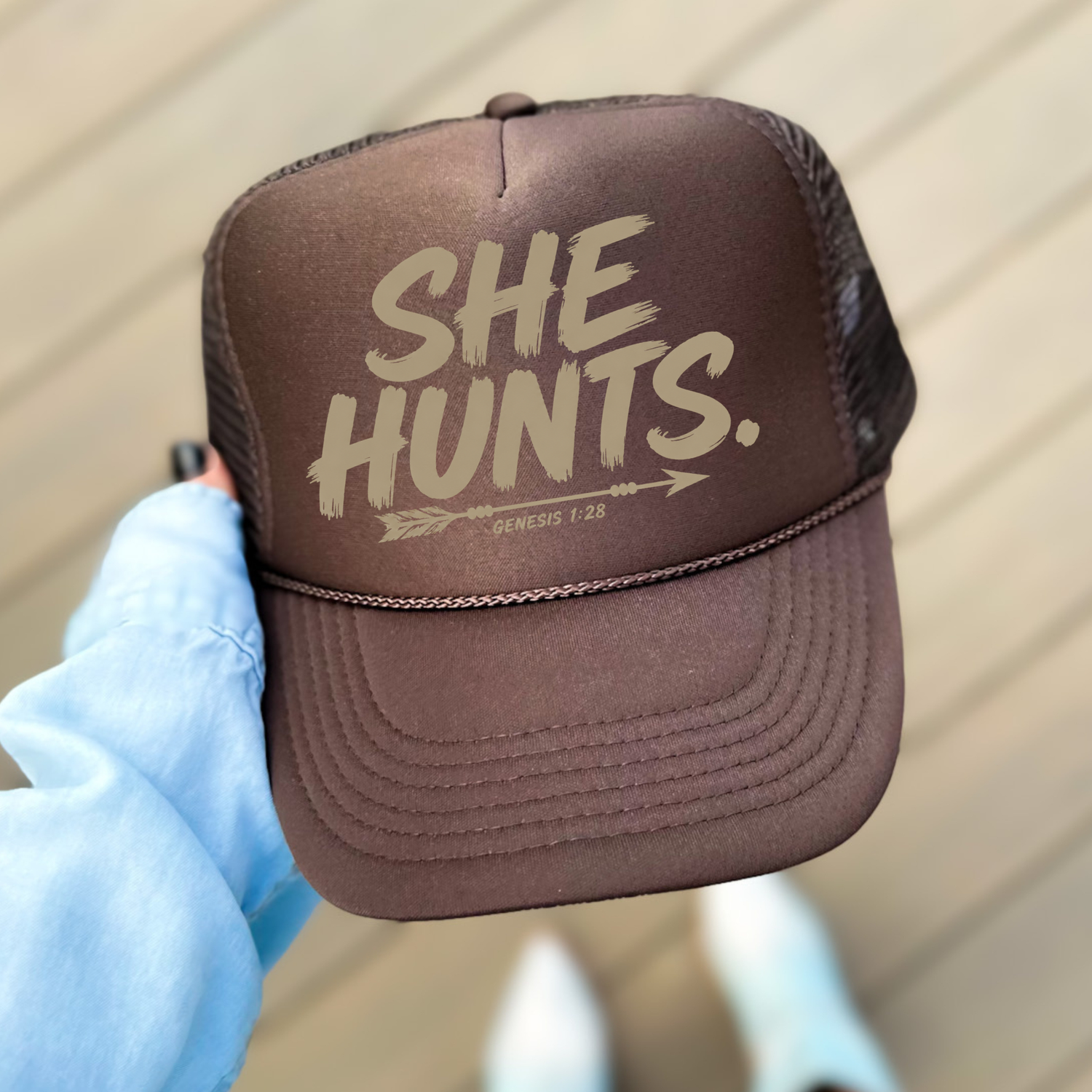SHE HUNTS. Trucker - Genesis 1:28