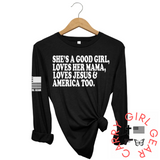 SHE'S A GOOD GIRL Long Sleeve