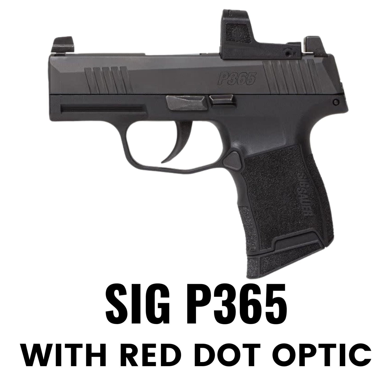 Sig P365 with Red Dot Optic Flashbang Bra Holster