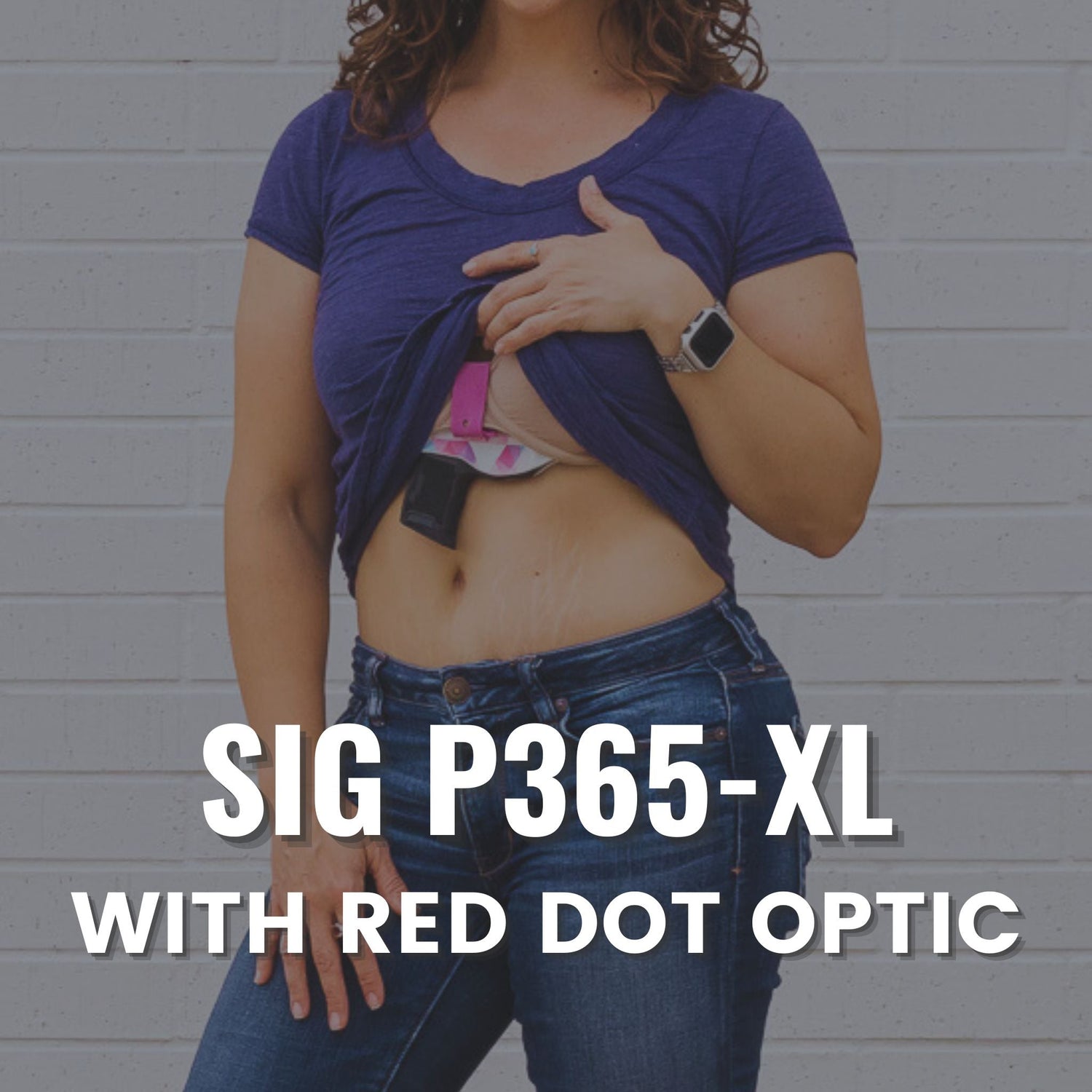 Sig P365-XL with Red Dot Optic Flashbang Bra Holster