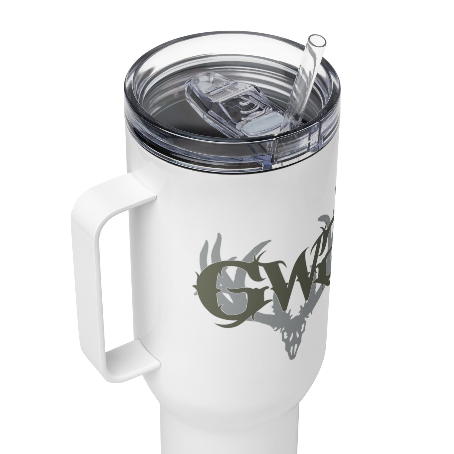 GWG Buck Head Logo Travel Mug