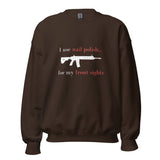 I use nail polish...for my front sights - Unisex Sweatshirt