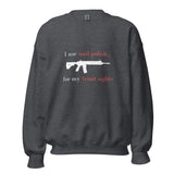 I use nail polish...for my front sights - Unisex Sweatshirt