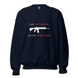 I use nail polish...for my front sights - Unisex Sweatshirt