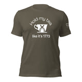Hold my tea - Unisex t-shirt - Dark