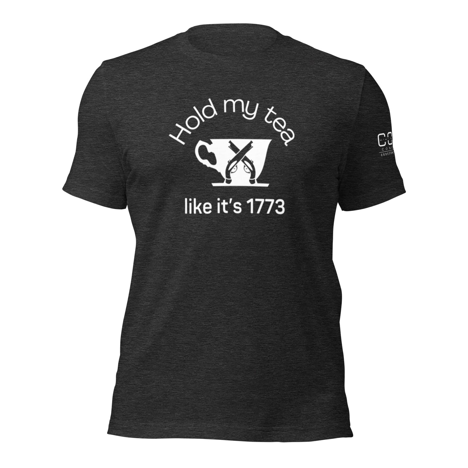 Hold my tea - Unisex t-shirt - Dark