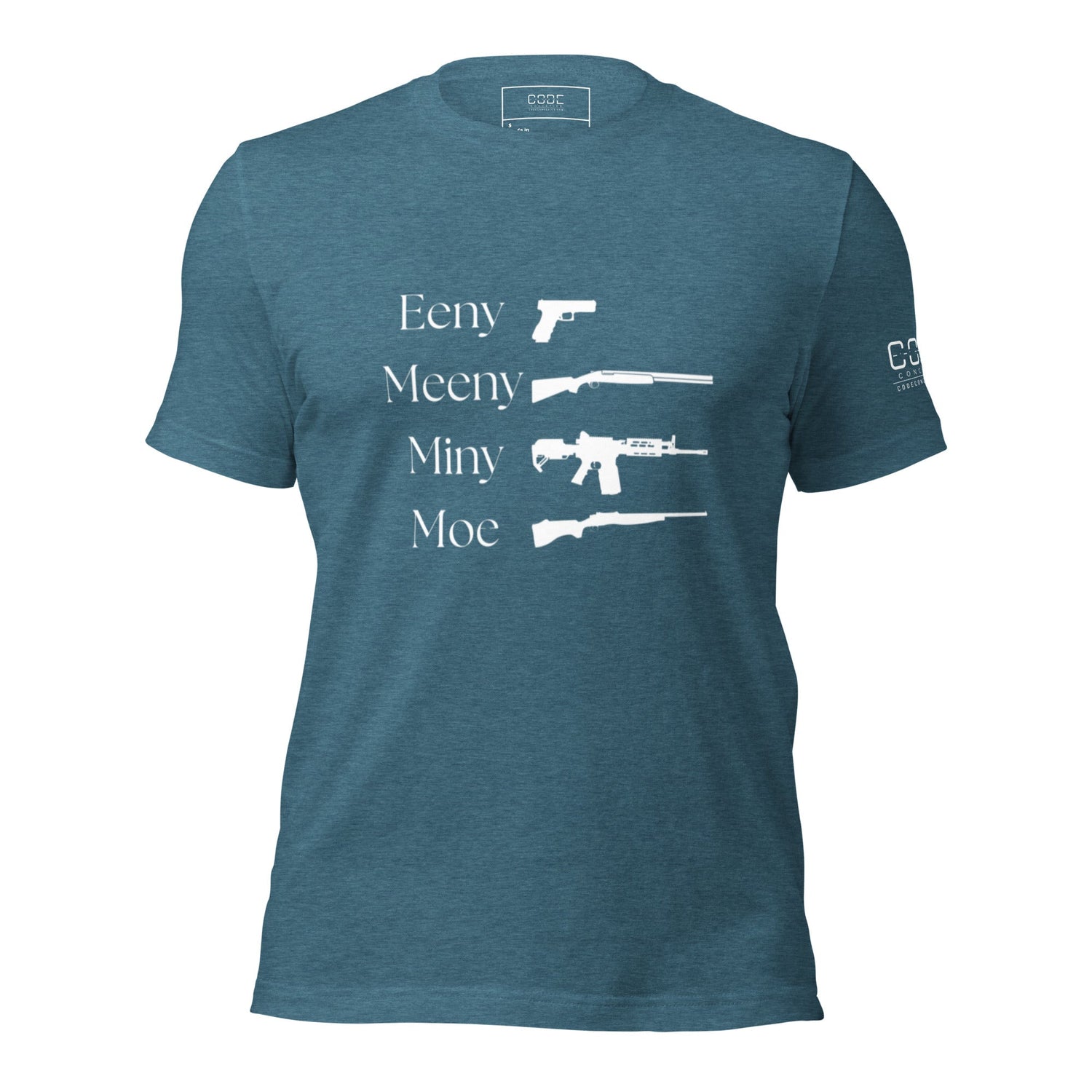 Eeny, Meeny, Miny, Moe - Unisex t-shirt - Dark