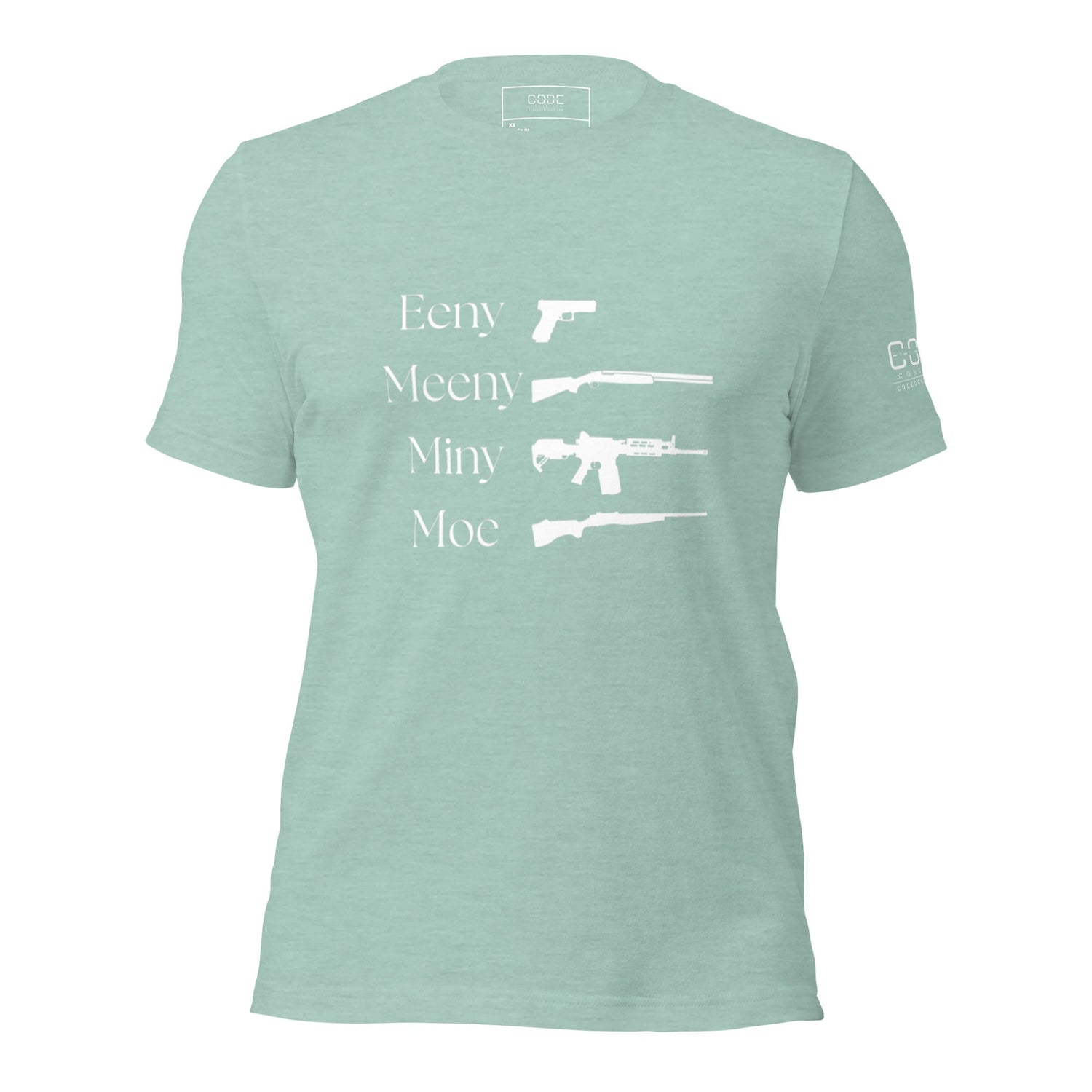 Eeny, Meeny, Miny, Moe - Unisex t-shirt - Dark