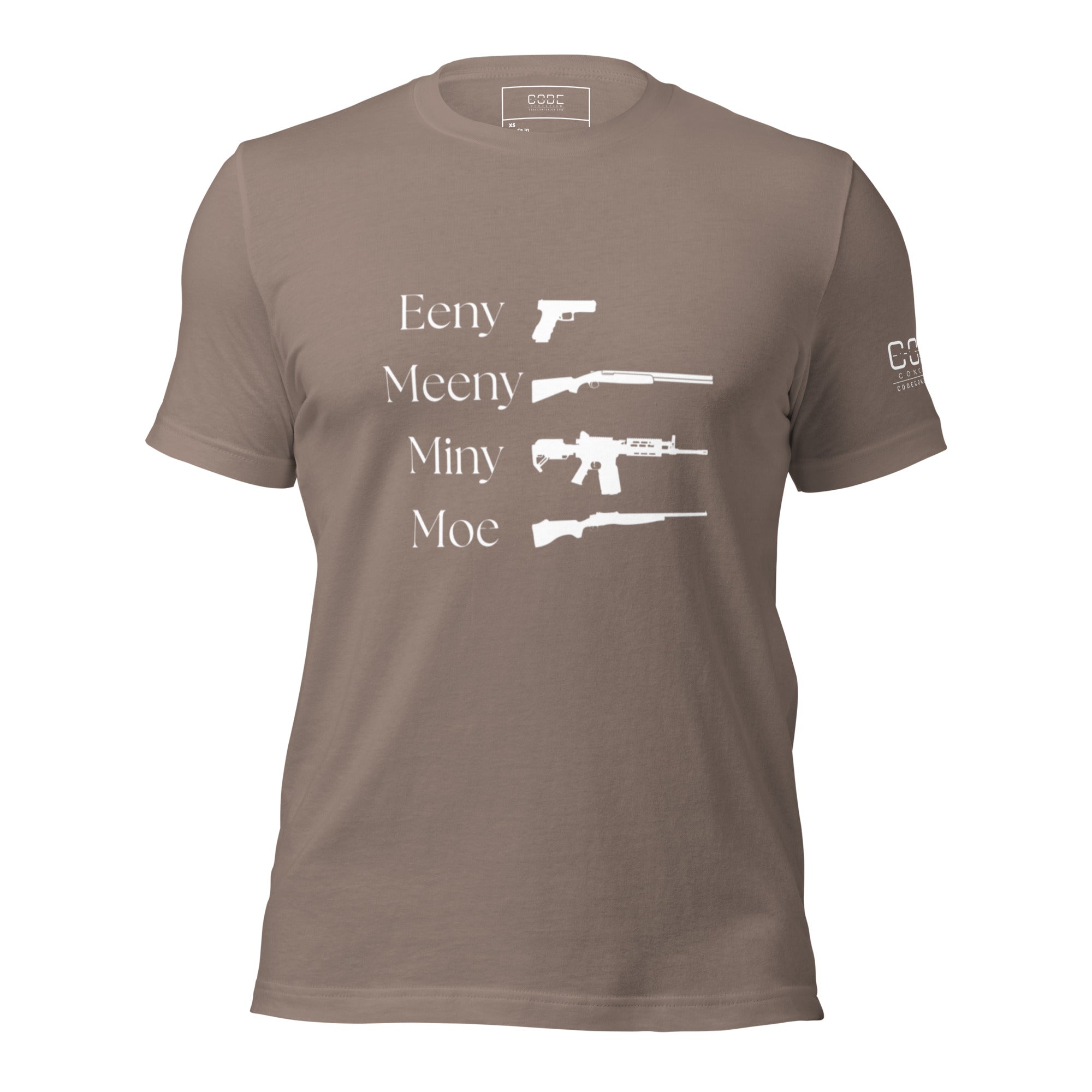 Eeny, Meeny, Miny, Moe - Unisex t-shirt - Dark – Girls with Guns