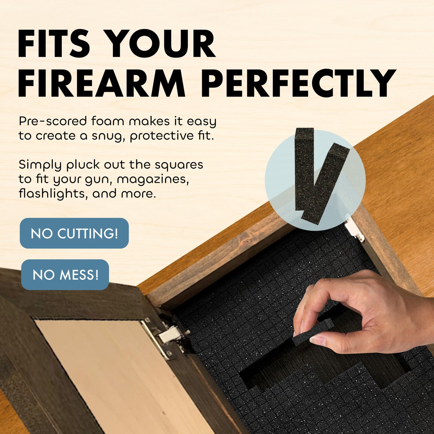 Hidden Gun Storage Cabinet Welcome to Our Home, Jacobean, Concealed Pistol Safe, Concealment Furniture, Handmade in the USA, Home Self Defense