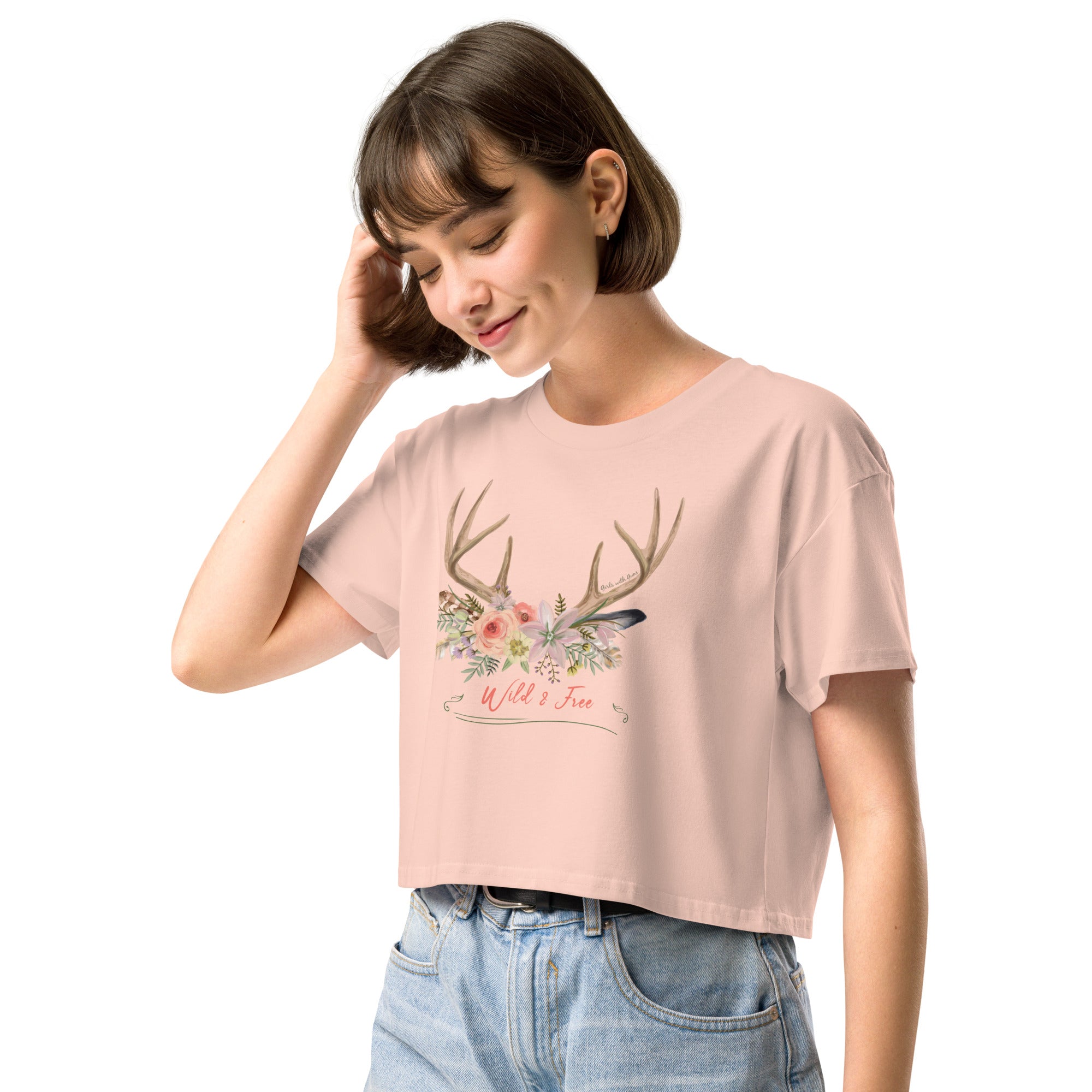 Wild And Free | Women's Crop Top – Girls with Guns Clothing