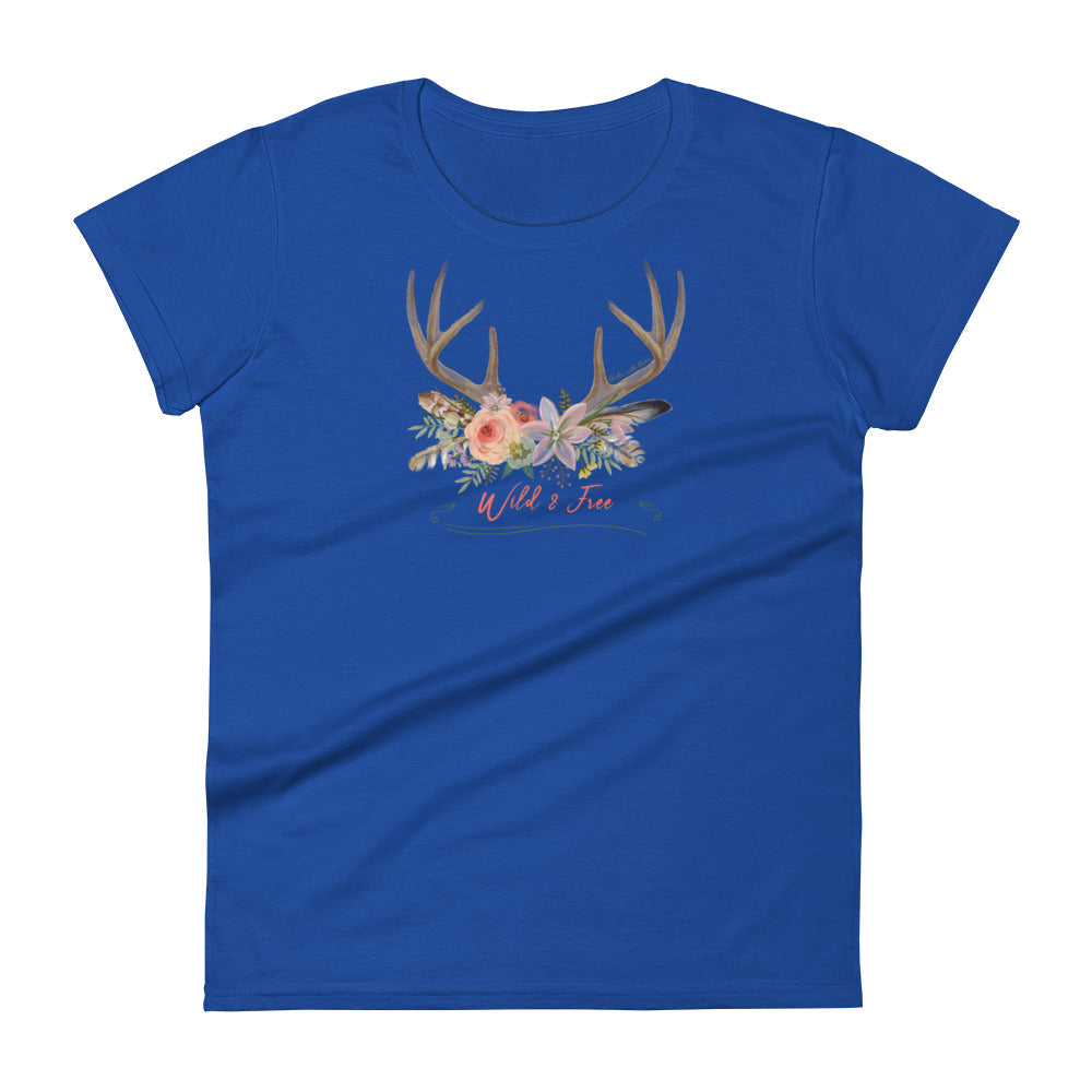 Wild And Free | Women's Fashion Fit Tee