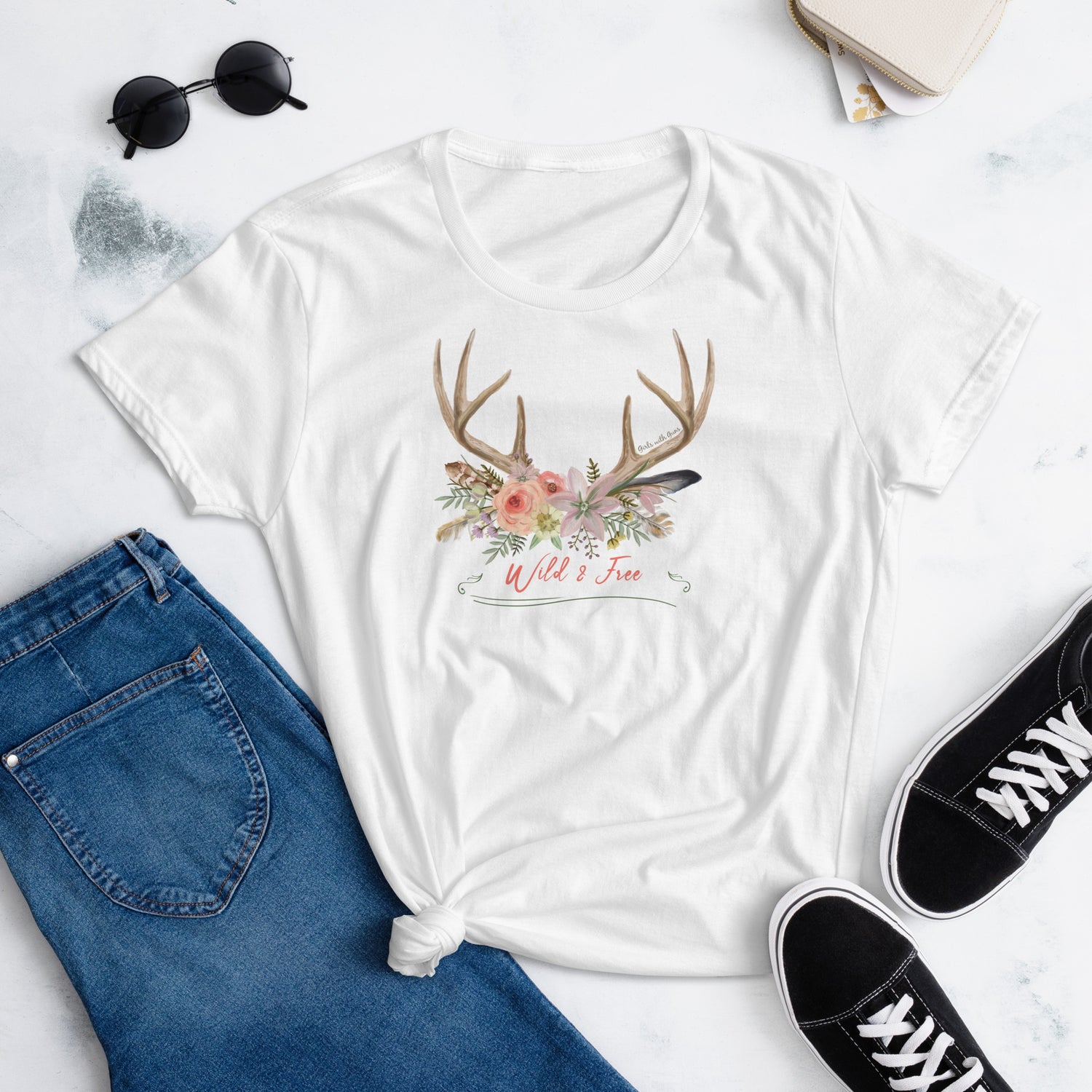 Wild And Free | Women's Fashion Fit Tee