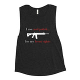 I use nail polish...for my front sights - Ladies’ Muscle Tank