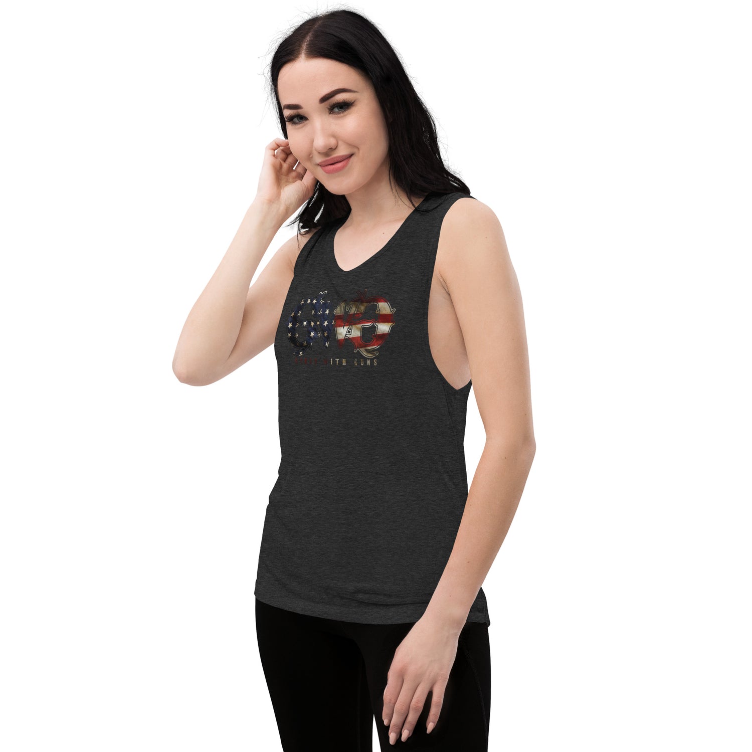 Patriotic Logo Tank | Ladies’ Relaxed Fit