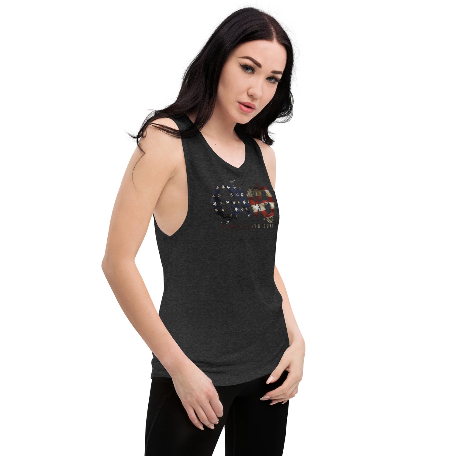 Patriotic Logo Tank | Ladies’ Relaxed Fit