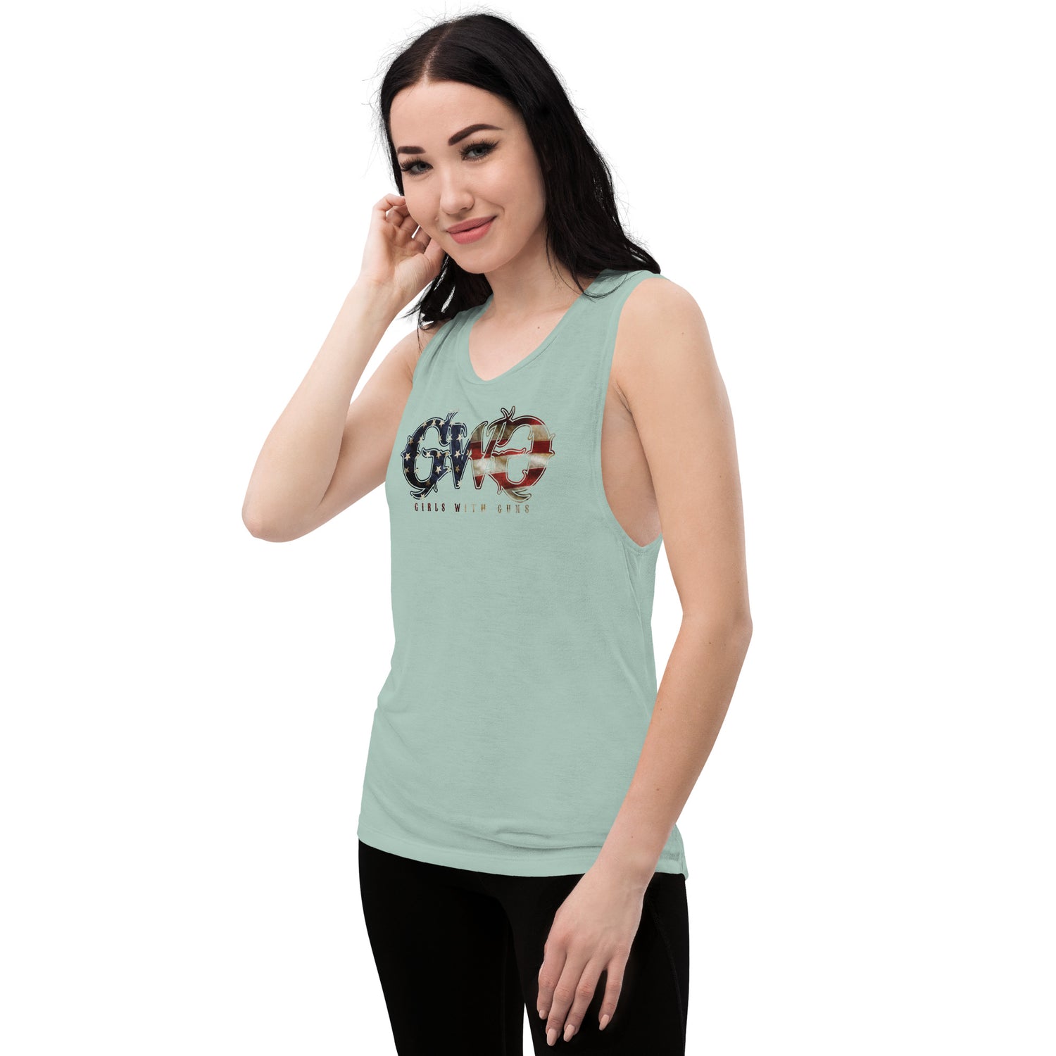 Patriotic Logo Tank | Ladies’ Relaxed Fit