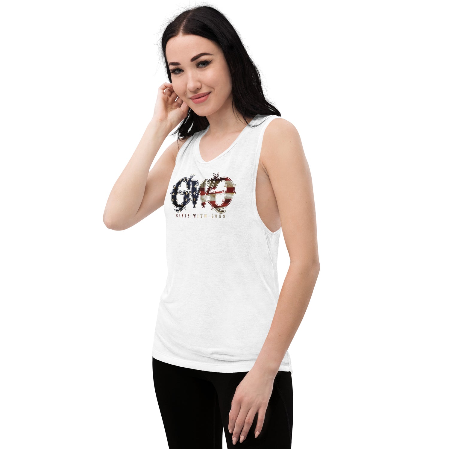 Patriotic Logo Tank | Ladies’ Relaxed Fit