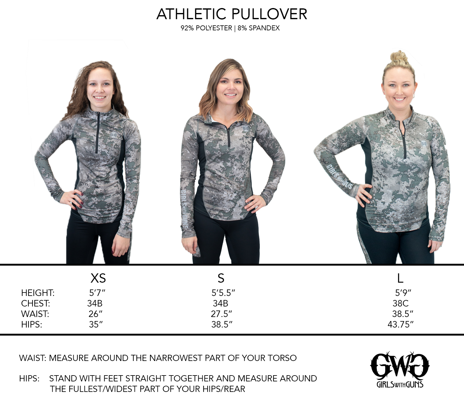 Athletic Pullover  Size XS Only - Girls With Guns