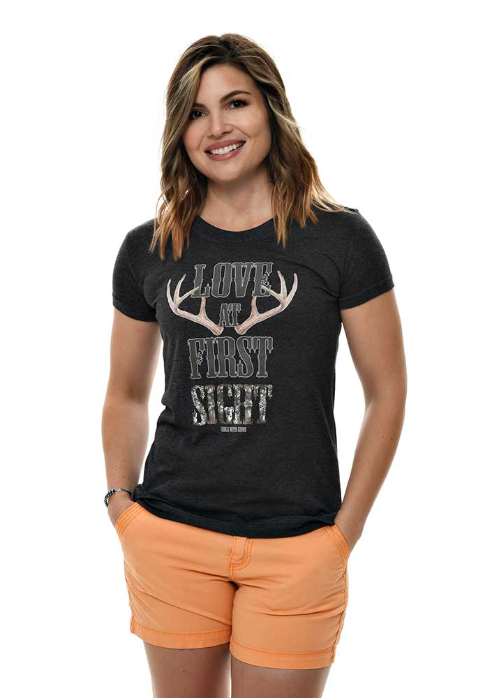 Horns Love Sight Tee | Love At First Sight Tee by Girls with Guns